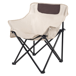 度假客户外露营月亮椅折叠便携式躺椅钓鱼凳沙滩椅野餐桌折叠椅子