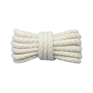 适配空军一号AF1黑武士米白黑粗麻绳鞋带airforce1腰果花白鞋绳男