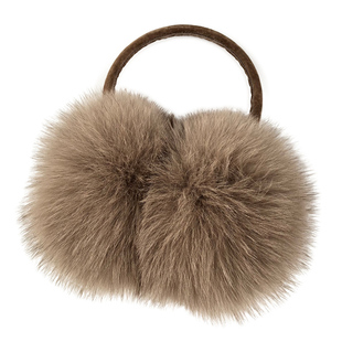 四面狐狸毛整皮超大仙气可爱耳罩日韩女士保暖防冻发箍耳捂包邮