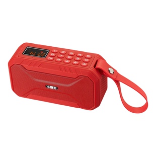 小霸王D100蓝牙音响老人评书机重低音大音量户外收款播报FM收音机