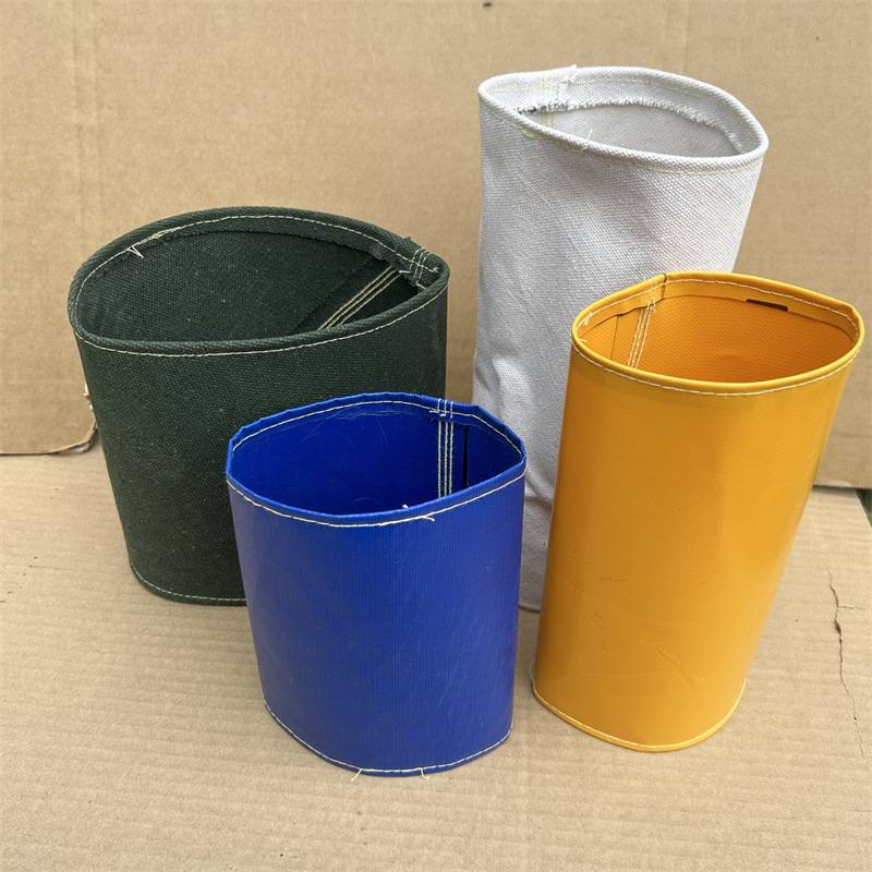 加厚耐磨帆布筒软连接伸缩布套口除尘帆布接头下软布袋通风管道料