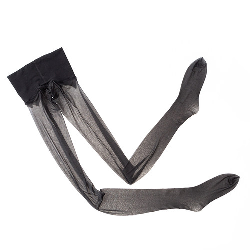 SK「小疯狂」超薄款性感大码夏季高透黑色丝袜女美腿连裤袜