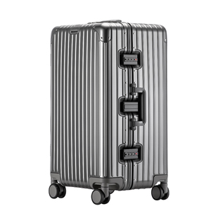 CiorvKuosti全铝镁合金行李箱男女登机拉杆箱大容量金属旅行箱子