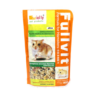 祖莉Jolly多維仓鼠粮800G JP03 仓鼠主粮 仓鼠用品SS粮仓鼠饲料