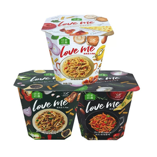 绿家欢喜loveme免煮速食意大利面奶油培根味番茄黑椒牛肉味意面