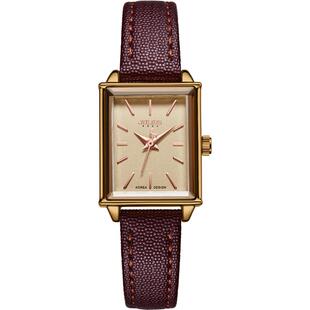 聚利时手表女时尚百搭小方表指针石英表方形学生女士手表787