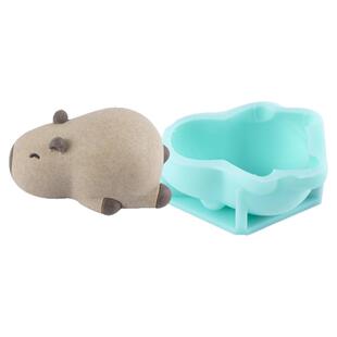 卡皮巴拉奶冻硅胶模具水豚布丁网红巧克力慕斯食品级白凉粉龟苓膏