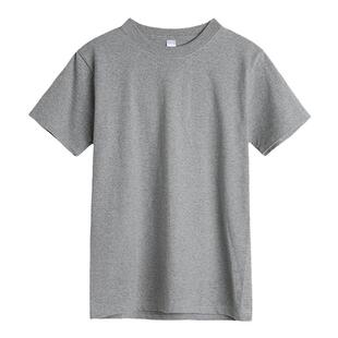 VERY FEWEST cleanfit小领口基础纯棉正肩短袖T恤男女百搭上衣