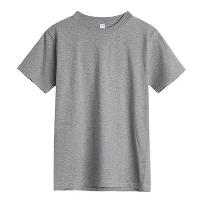 短袖极简韩风男女同款小领口T恤