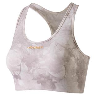 jockey女士文胸夏季薄款背心式胸罩健身瑜伽裤运动套装无痕内衣