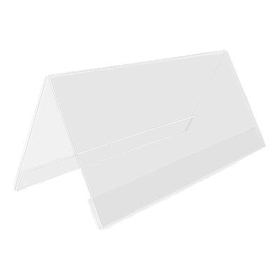 v型亚克力透明三角双面人100*200