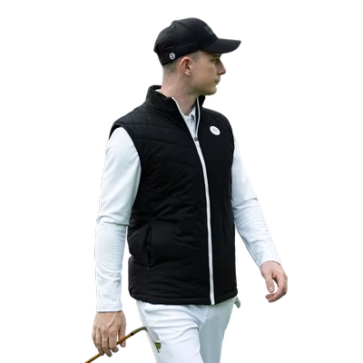 PGA高尔夫马甲男士防风保暖夹棉
