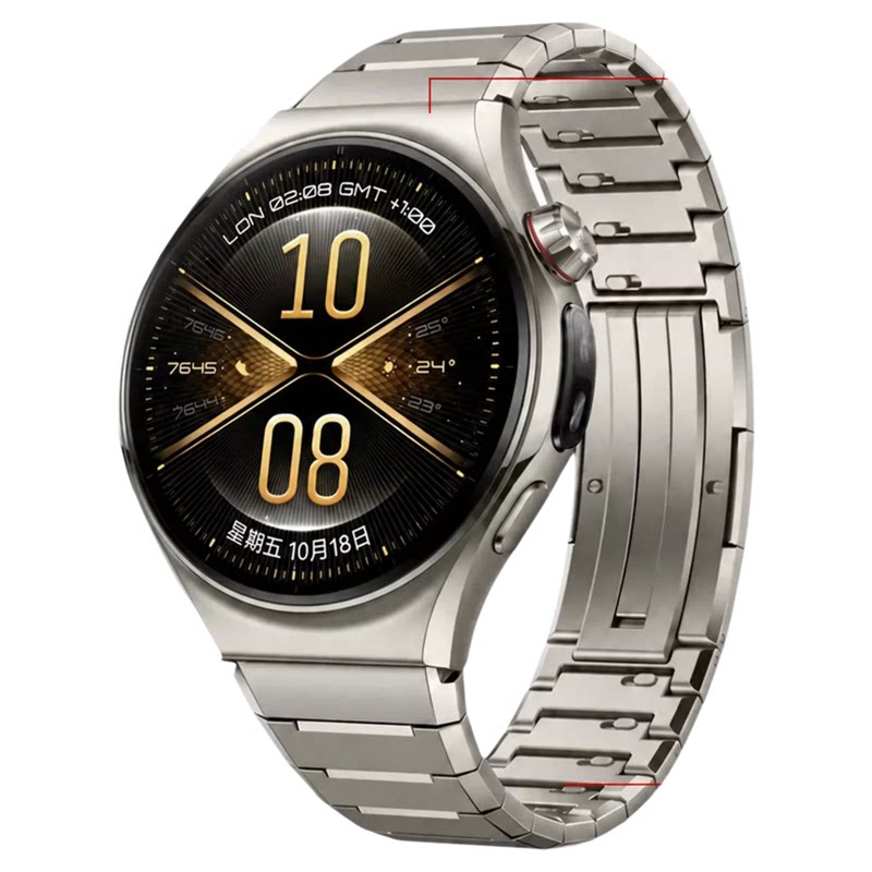 匠戴适用华为Watch6Pro钛银表带