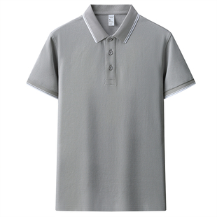 有兜工衣t恤男女装短袖polo衫定做带口袋笔袋厂服定制logo印绣字