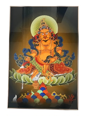 唐卡装饰画佛堂中堂挂画
