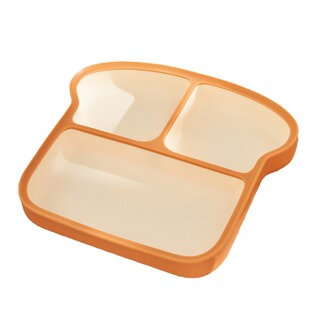 爱咔威IKV宝宝硅胶餐盘吸盘分格式儿童婴儿辅食碗加厚防摔食品级