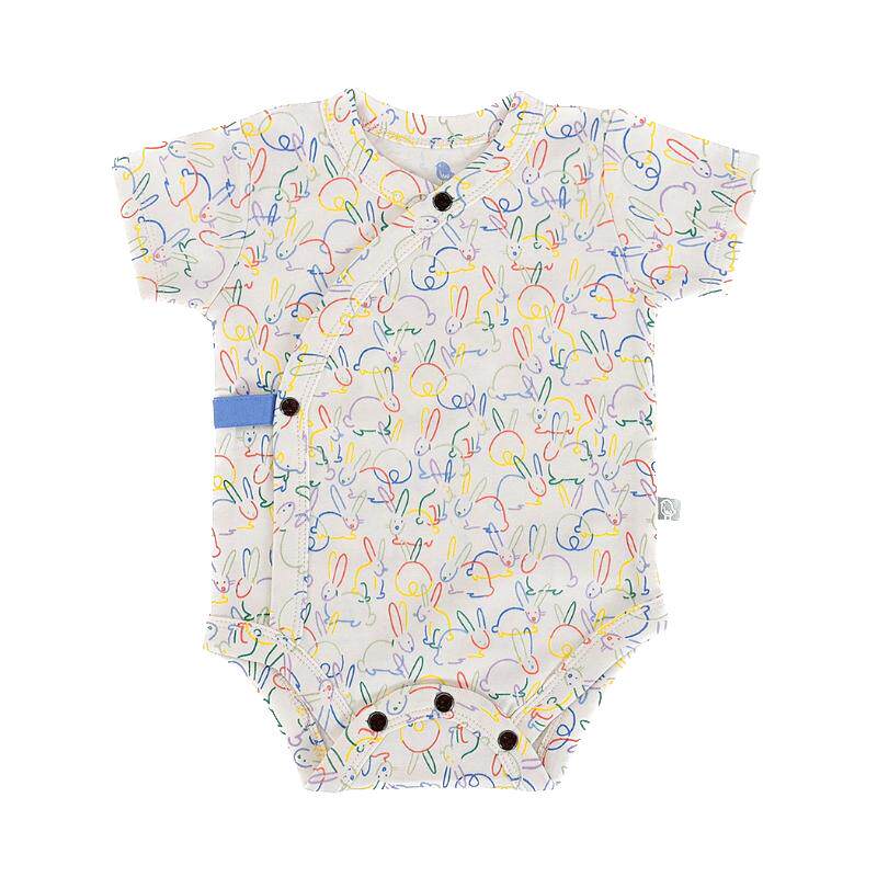 finn+emma小兔子系列包屁衣连体服睡衣爬服有机棉春夏四季家居服