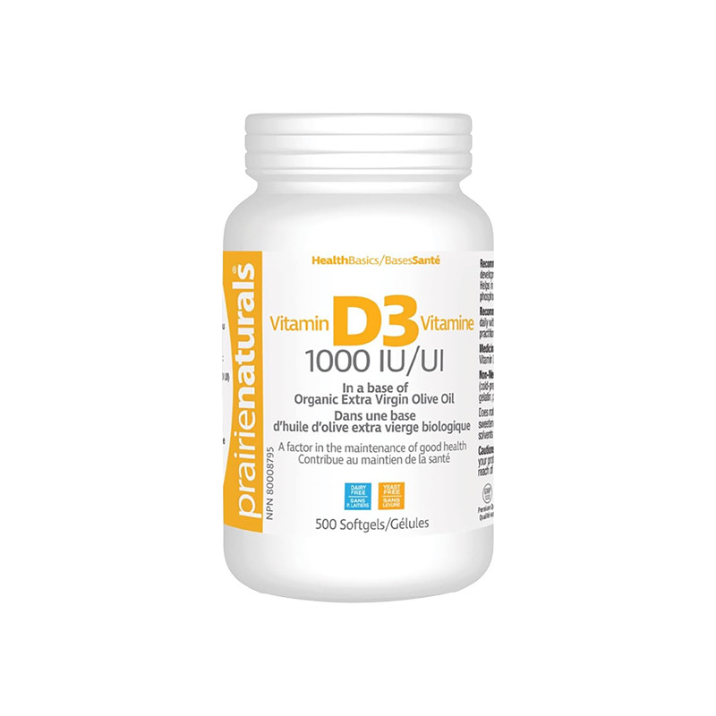 维生素D3胶囊500粒1000IU加拿大
