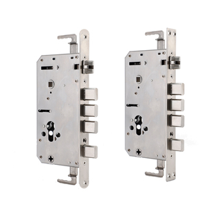 指纹锁锁体密码锁电子锁不锈钢大门防盗门双活双快智能锁门锁锁芯