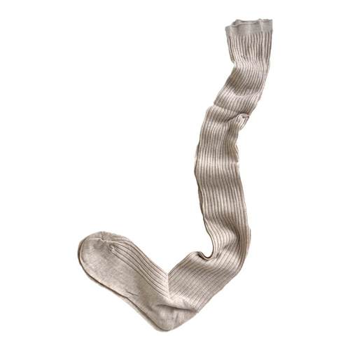 purpleguys竖条纹堆堆袜子女薄款miu系芭蕾风日系过膝长筒小腿袜