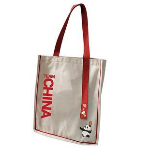 乒乓羽毛球运动大容量袋帆布包棉布送礼中国国家队官方旗舰店