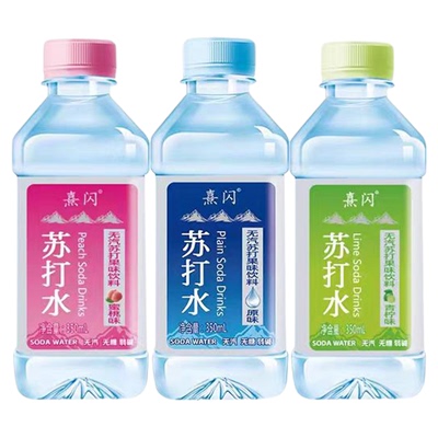 【买12瓶送12瓶】到手24瓶天然弱碱苏打水夏季常备350ml*24瓶特价