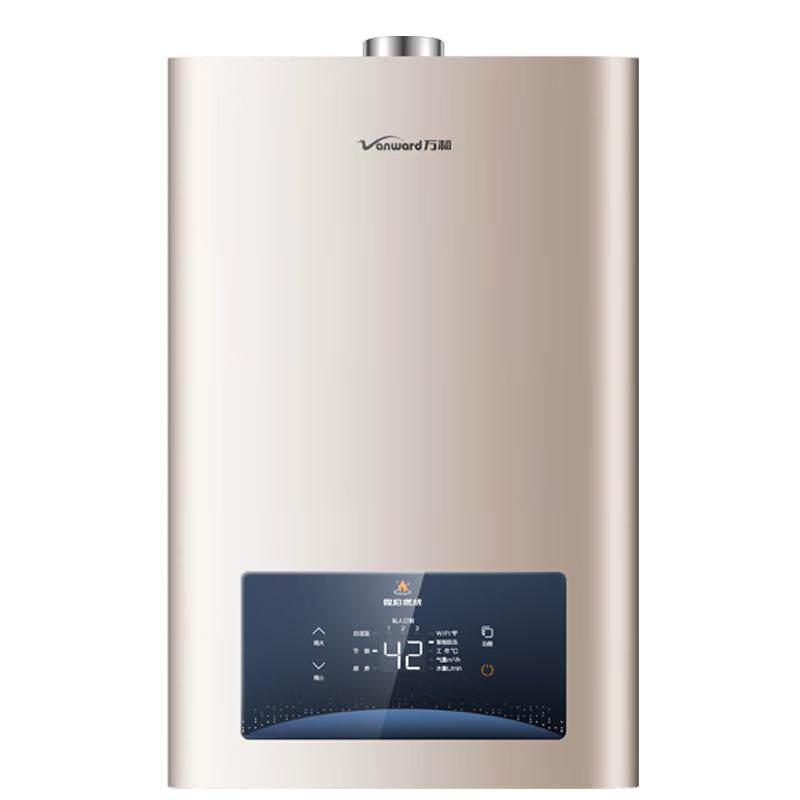 万和平衡式燃气热水器家用卫生间天然气液化气12升防电墙WE3W12