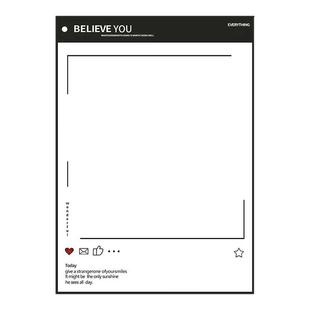 冰箱贴磁吸留言板板磁力记事贴个性创意展示白板贴便利贴装饰日历