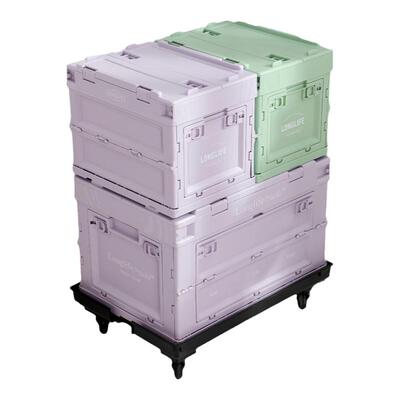 longlife多巴胺双开门折叠收纳箱