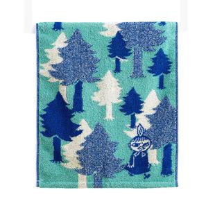 夕才儿美术馆 MOOMIN姆明正版高档纯棉毛巾 成人全棉柔软吸水面巾