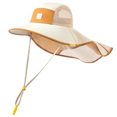 柠檬宝宝儿童防晒帽凉感大帽檐