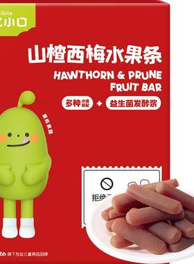 英氏山楂水果条无添加白砂糖