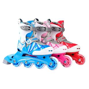 micro迈古溜冰鞋儿童轮滑鞋全套初学男童专业滑冰鞋女童滑冰鞋