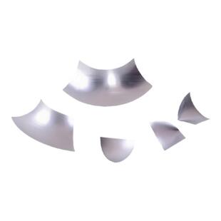 净化铝型材配件阳角大二通二通三维顶球内圆弧阴角净化三通门封头