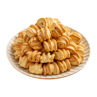 山西烤馍丁纯碱养特产饼干零食手工烤花卷早餐解馋休闲小吃食品