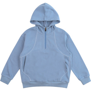 Cunyi纯一良品【舒适基础款】儿童帽衫2026春季男女童棉混纺卫衣