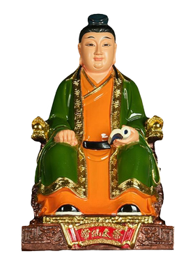 【结缘佛像】家用常仙太爷常仙太奶供奉神像环保树脂仙家彩绘摆件