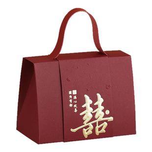 2025新款订婚糖盒结婚喜糖盒子高级感婚礼糖果礼盒装喜糖袋子空盒