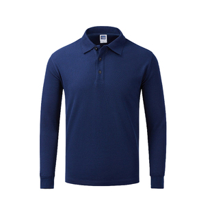 纯棉工作服定制长袖polo衫上衣汽车4s店工衣T恤男订制秋款印logo