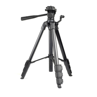 百诺T880/T691/T890/T980单反相机三脚架摄影摄像便携手机自拍直播适用佳能尼康拍照录像主播桌面补光灯支架