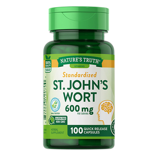 【自营】美国自然之珍圣约翰草提取物片情绪健康高含量进口100粒