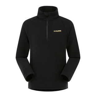 K2summit凯图巅峰男款抓绒衣新款拉链领半开衫加厚保暖衣男款外穿