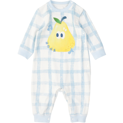 婴儿衣服7A抗菌纯棉无骨宝宝爬服