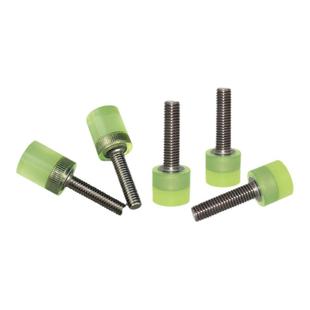 包胶螺丝M3M4M5M6M8阻挡防撞螺栓聚氨脂PU热粘限位减震不锈钢螺丝