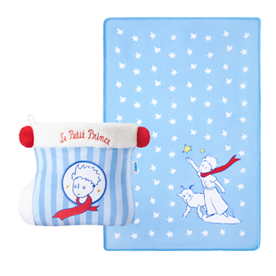 马克图布小王子圣诞抱枕毯子二合一午睡毛毯两用情人节生日礼物女