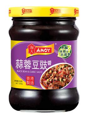 港版蒜蓉豆豉酱AMOY调料