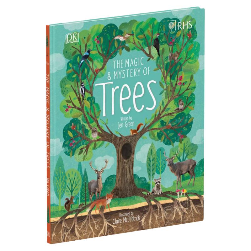 DK The Magic and Mystery of Trees 皇家园艺学会 树的秘密 英文原版进口儿童知识绘本 森林大自然生物科普图画书