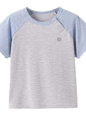 夏季薄款竹丽尔宝宝家居服套装