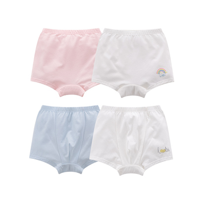 拉比儿童平角内裤女莫代尔