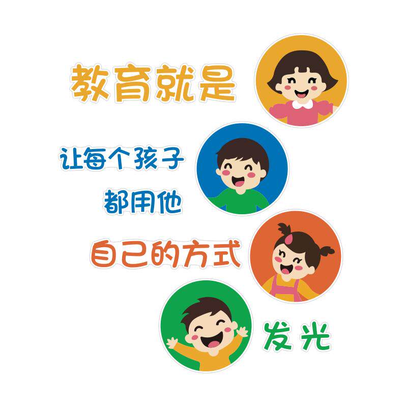 【教育培训机构墙贴】幼儿园环创